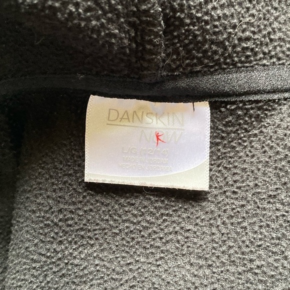 Danskin Now Hooded Fleece Jacket Sz L (12/14) - Picture 6 of 6